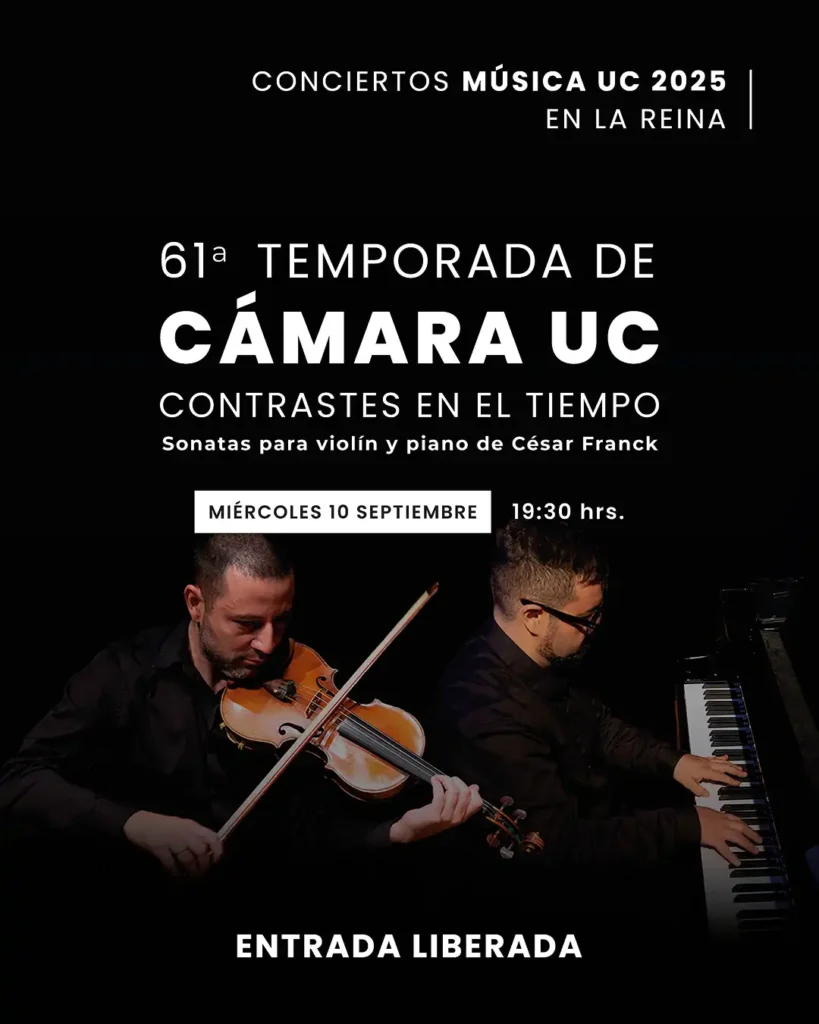 TEMPORADA MÚSICA DE CÁMARA UC: CONTRASTES EN EL TIEMPO