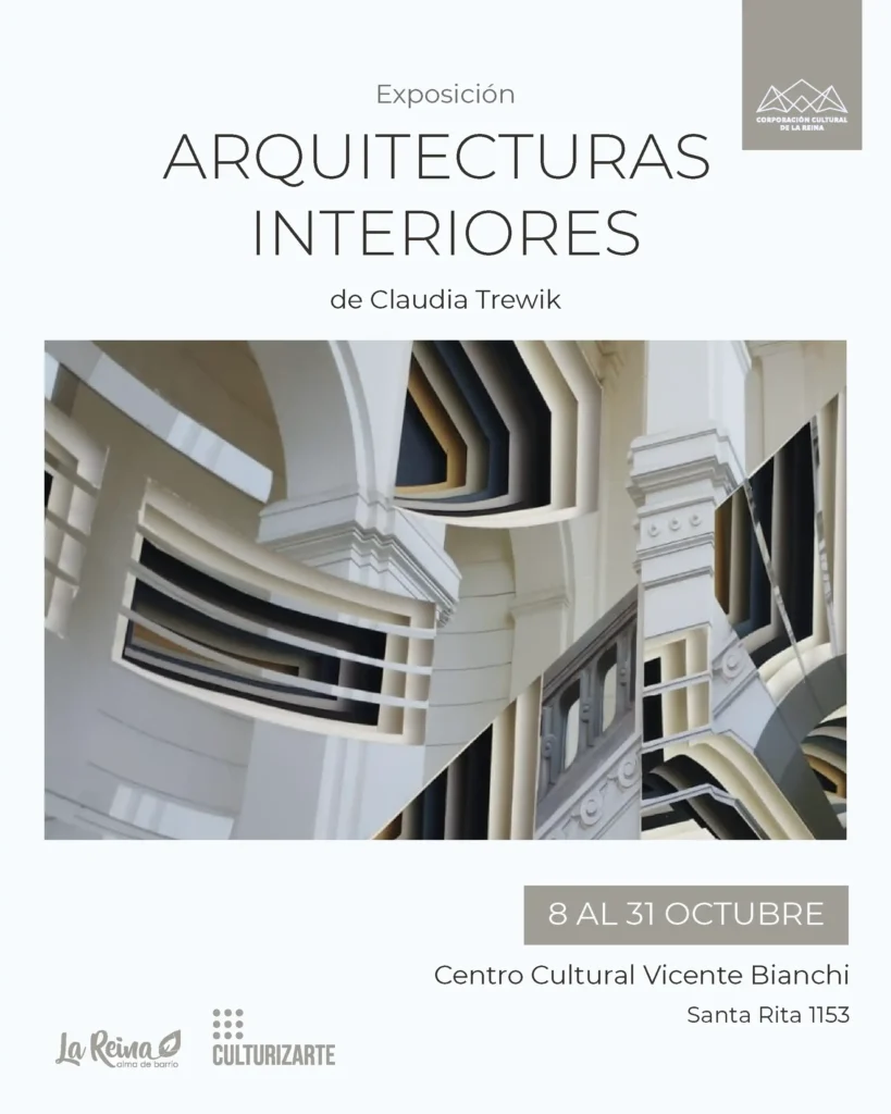 Exposición “Arquitecturas Interiores” de Claudia Trewik