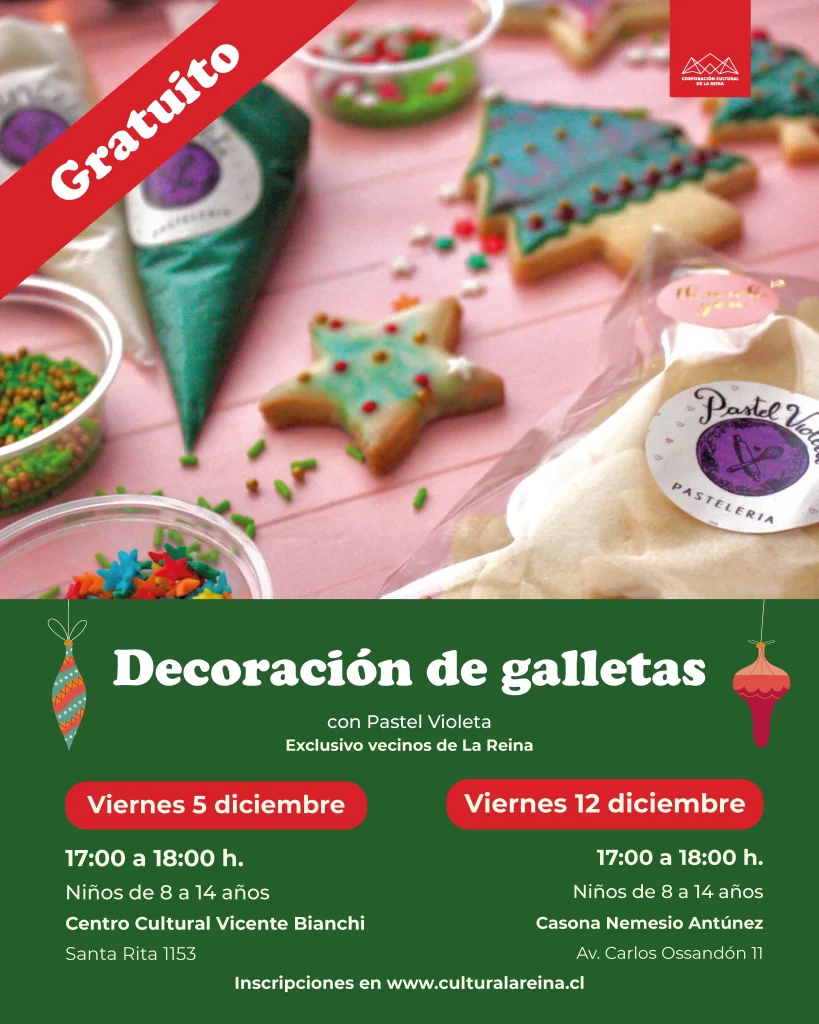 Decoración de Galletas Navideñas