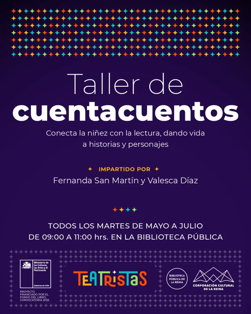 Taller gratuito de cuentacuentos con Teatristas