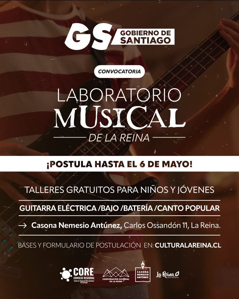 Convocatoria Laboratorio Musical de La Reina 2026